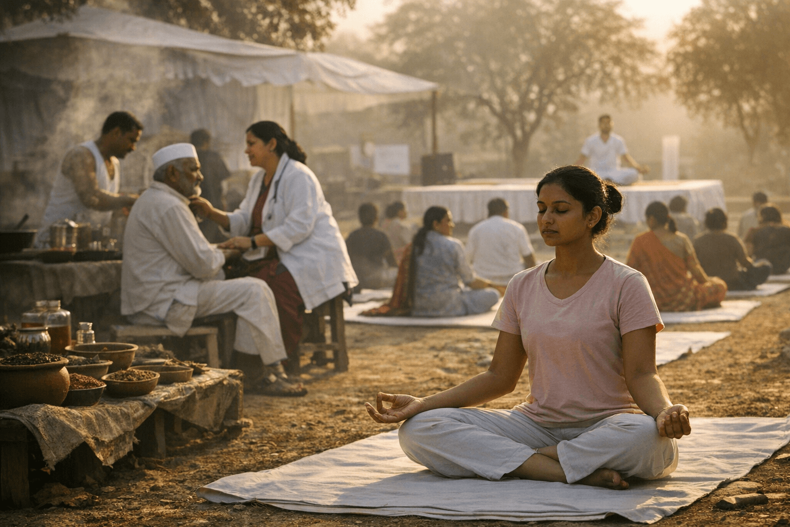 Developed Uttar Pradesh Initiative Runs Yoga and Naturopathy Camp in Auraiya