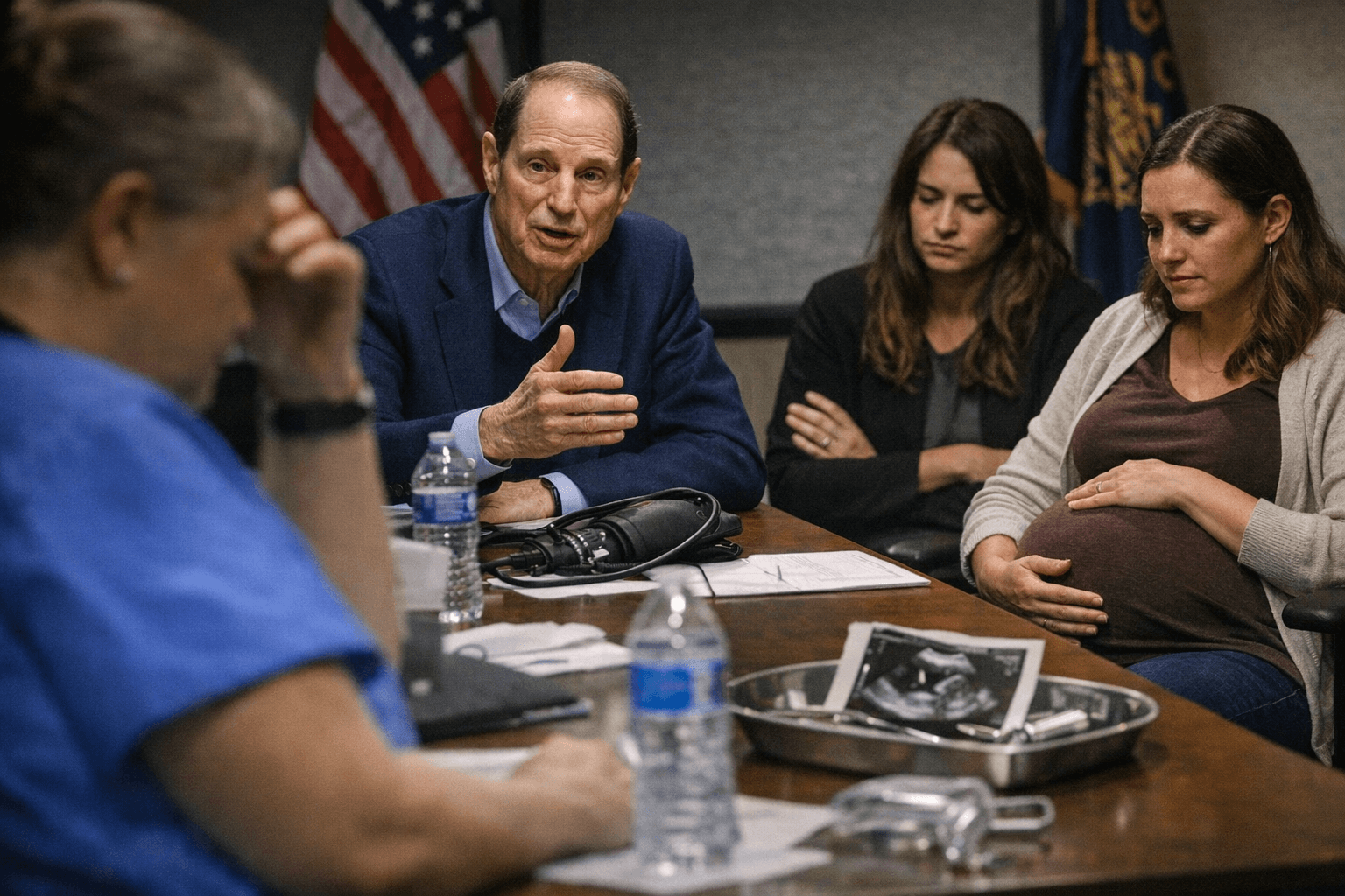 At Eugene Roundtable, Wyden Warns Premium Hikes, Cuts Threaten Care
