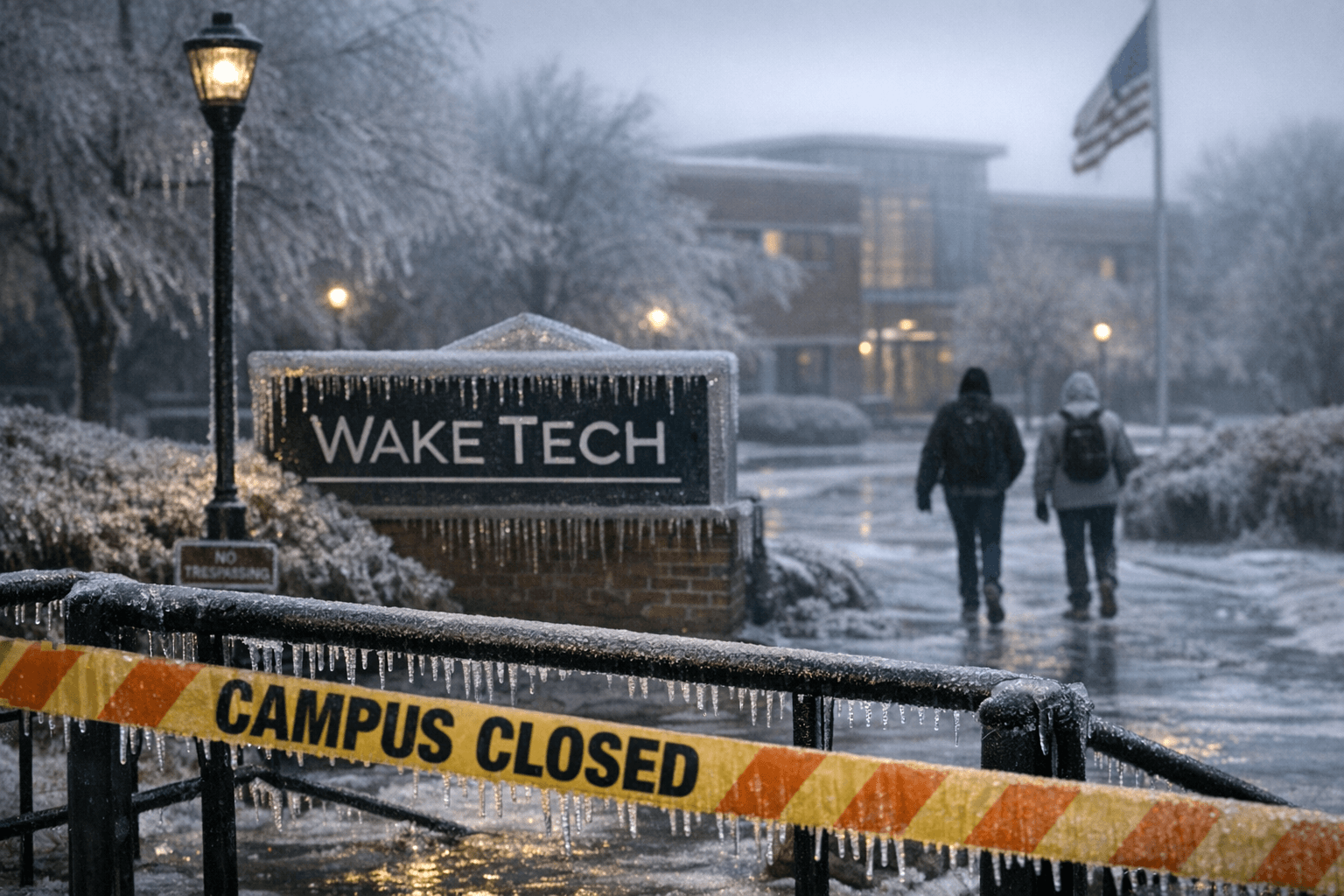 Wake Tech Campuses Closed Wednesday Jan. 28 Due to Icy Conditions
