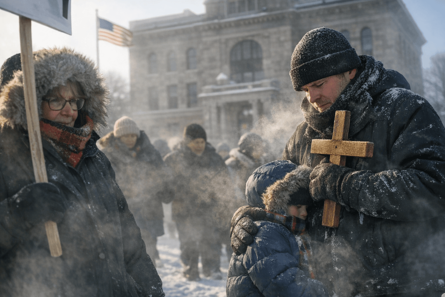 Frigid Weather Forces Shortened Bemidji March for Life, Organizers Say