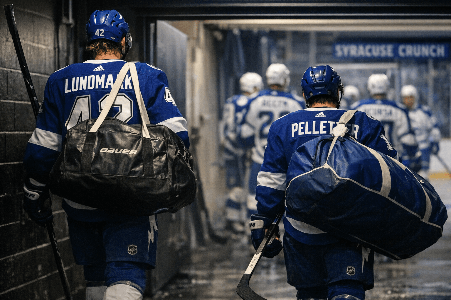 Lightning Reassign Lundmark and Leading Scorer Pelletier to Syracuse Crunch