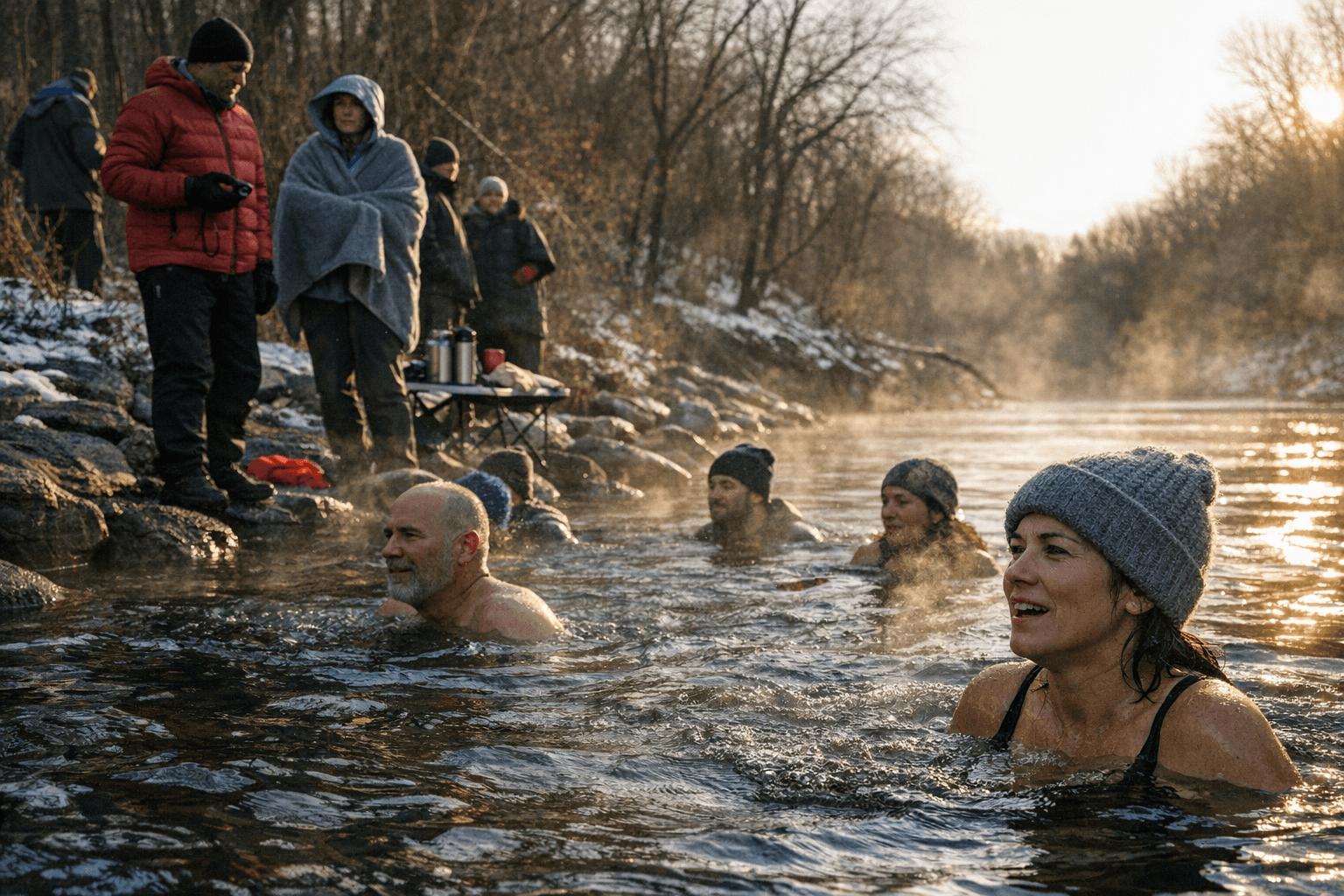 Sunday Swim at Riverbend Park: Weekly Community Cold Plunge Welcomes Beginners