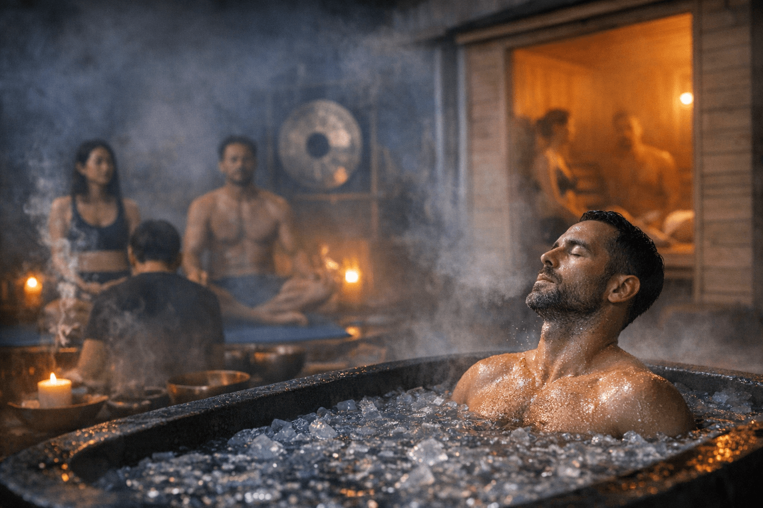 Kennedy Town Ice Bath Club Combines Sound Meditation, Sauna and Cold Therapy