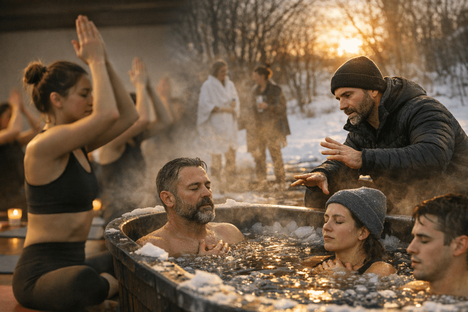 Vinyasa Then Cold Plunge Meetup Builds Resilience Through Breathwork and Community