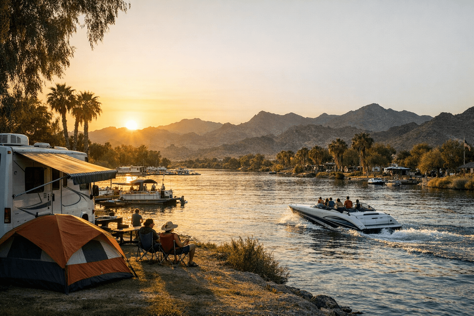 La Paz County Park in Parker Offers Camping, RV Hookups, Boat Access