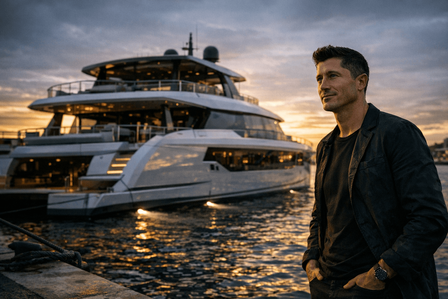 Robert Lewandowski Orders Custom 80 Sunreef Power NEXT, Becomes Brand Ambassador