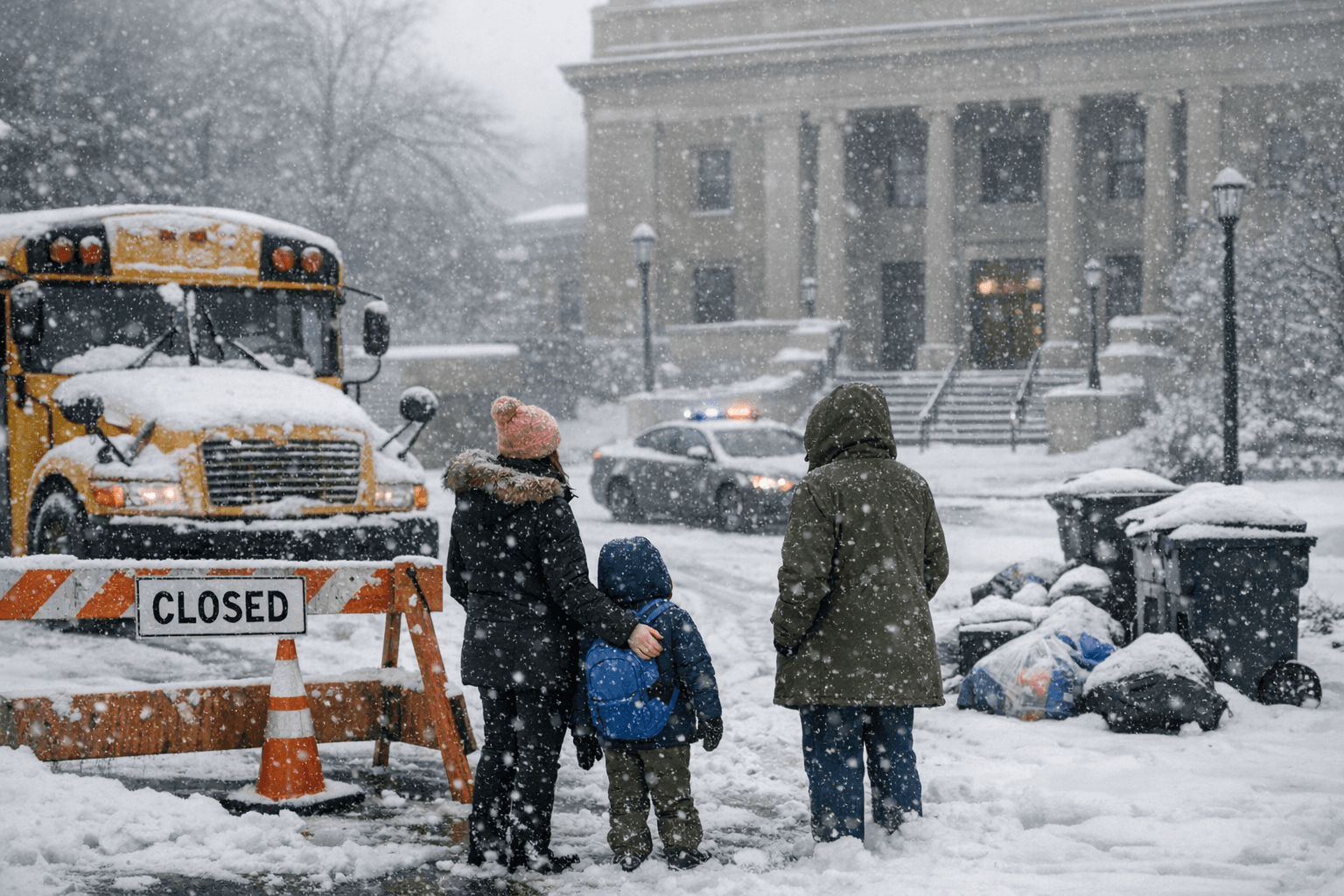 Prince George’s County Closes Schools, Courts, Facilities; Many Curbside Services Suspended