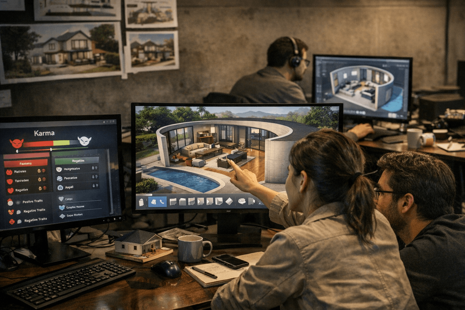 InZOI Update Reveals Karma Rework, Canvas Sharing, Experimental Curved Walls