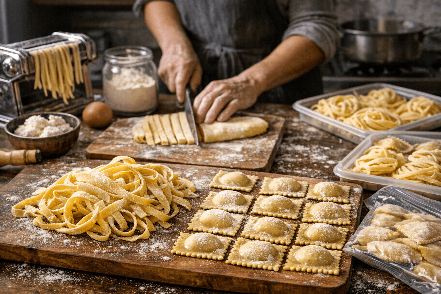 Weeknight Fresh Pasta: Step-by-Step Guide to Dough, Shapes, Storage