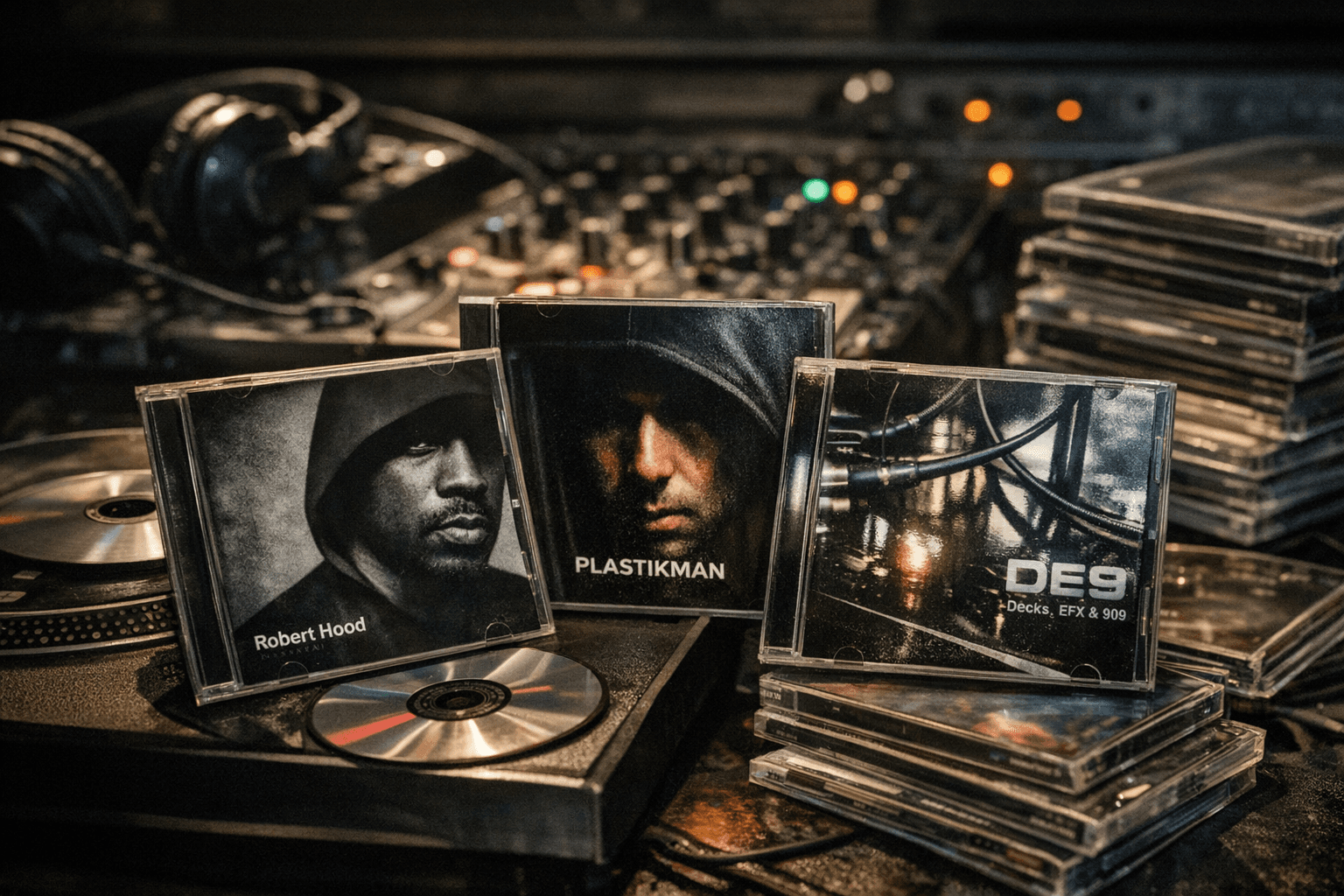 Essential Minimal Techno CDs Every Collector Should Own: DE9, Hood, Plastikman