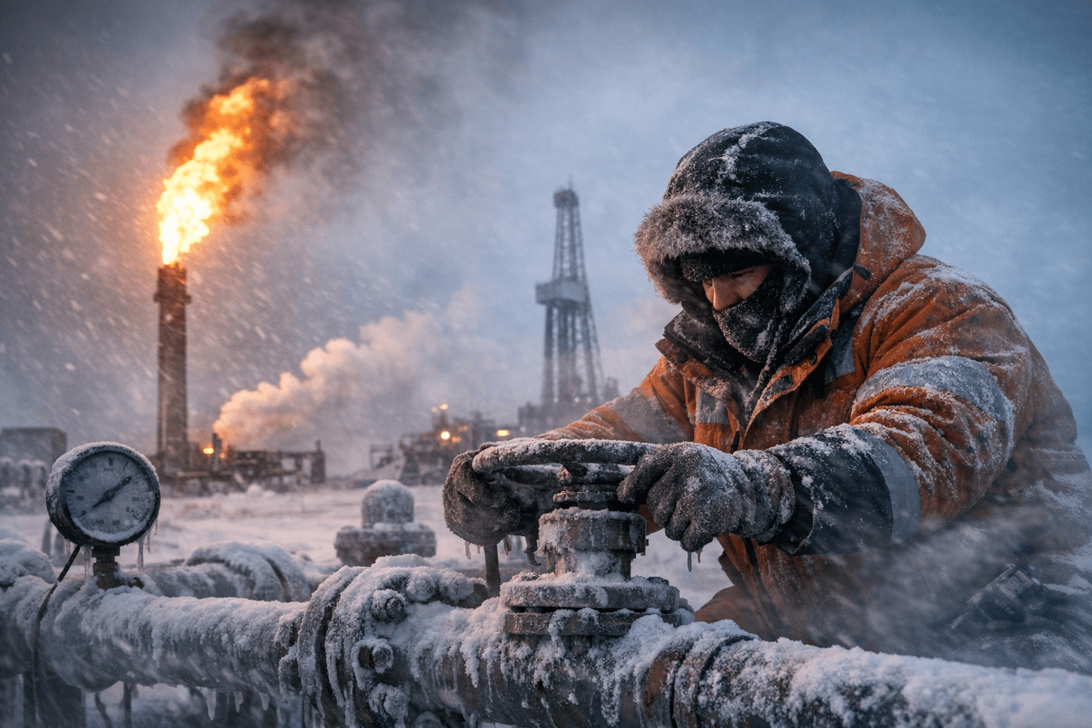 Arctic blast sends U.S. natural gas futures to multi‑year highs