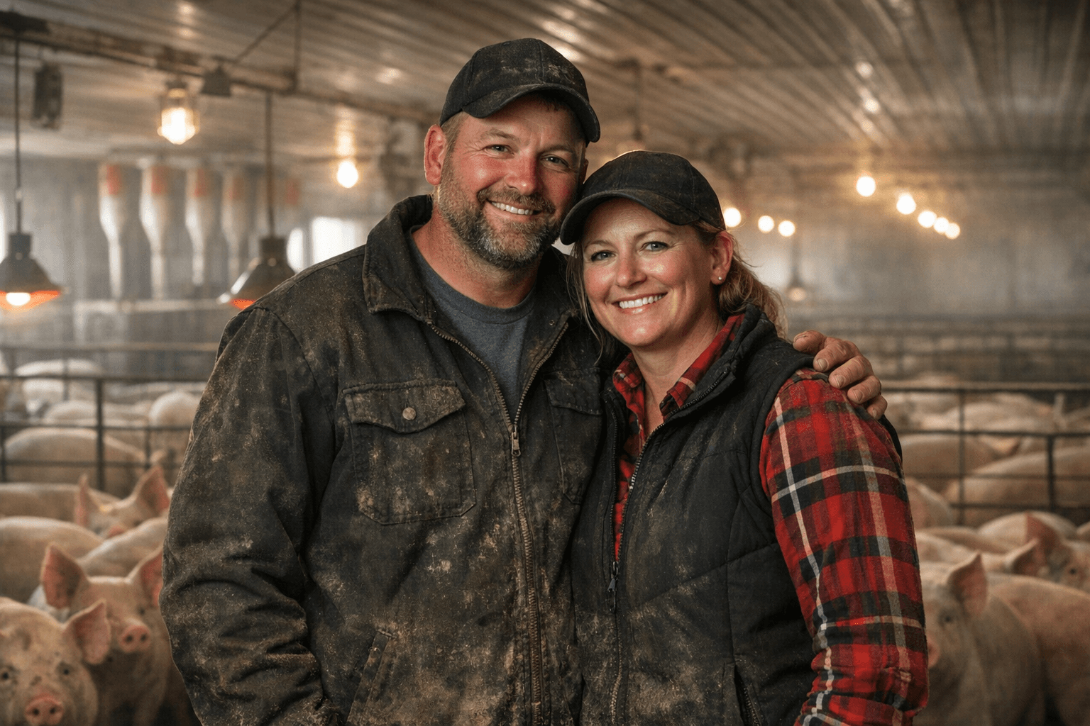 Kiron Couple Brad and Sarah Lundell Named 2025 Master Pork Producers