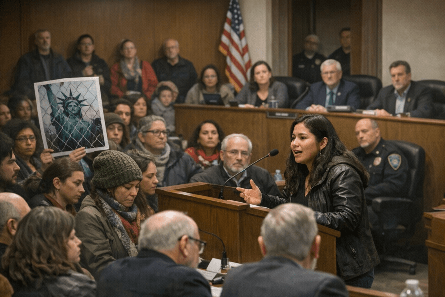 Crowd Fills Duluth City Hall, Urges Police to Stop Cooperating with ICE