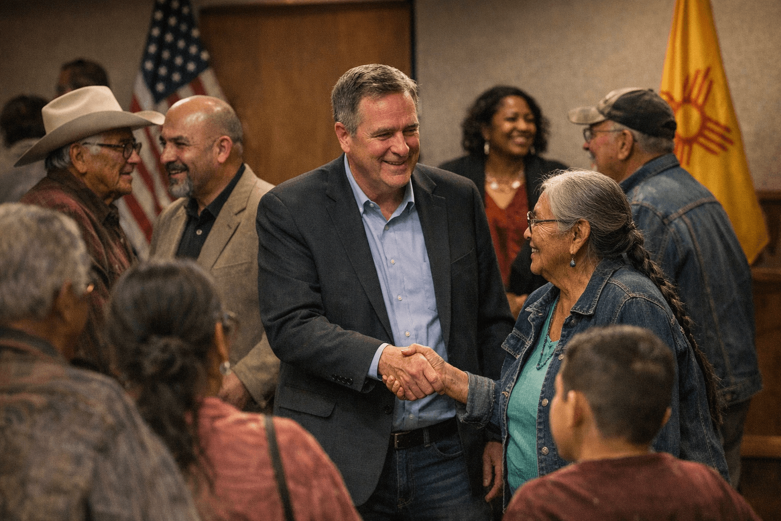 Gallup Meet & Greet Introduces New Mayor and Councilors, Launches Monthly Meetings