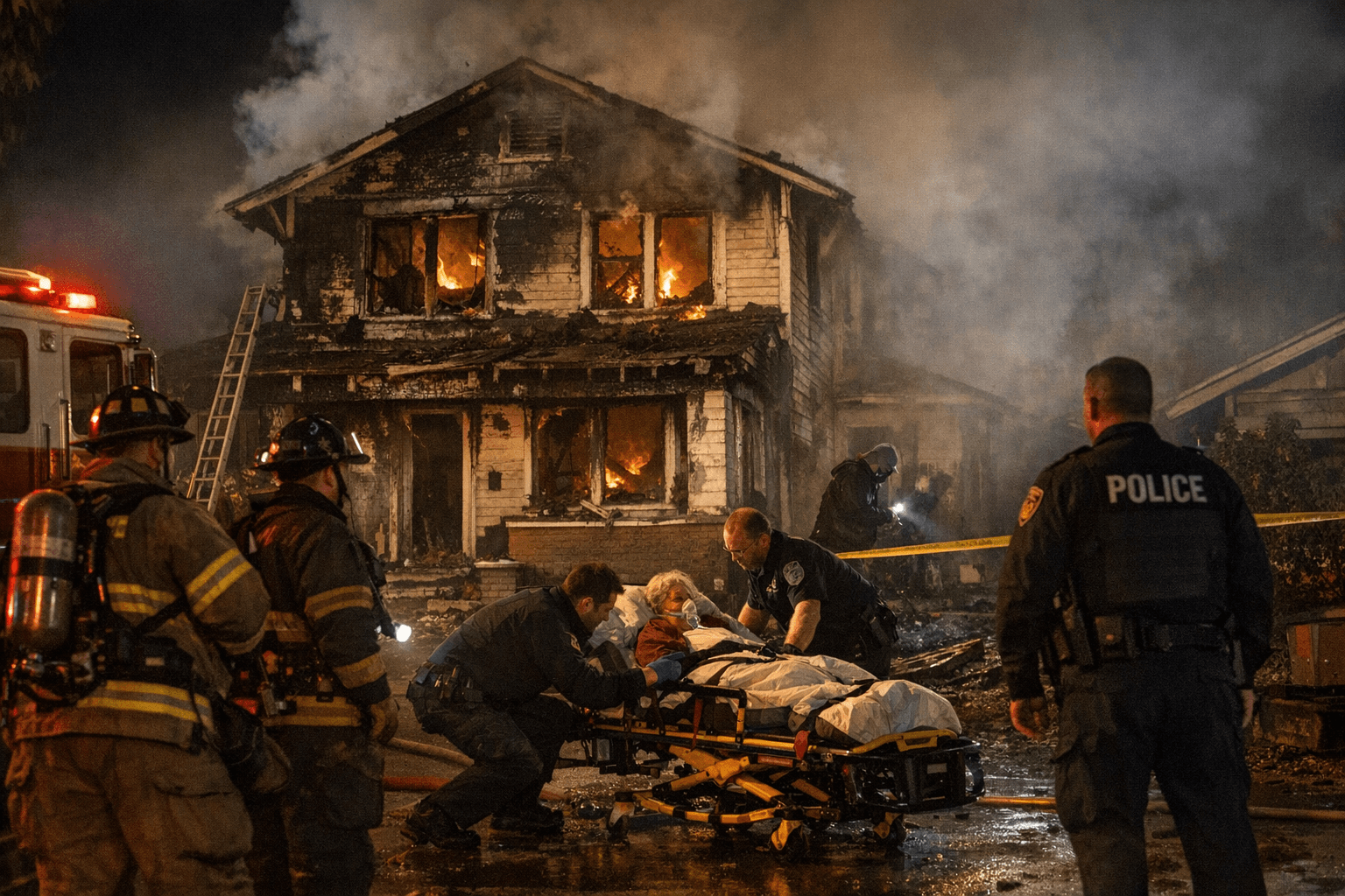 Tower District House Fire Leaves Elderly Woman Critical; Arson Probe Underway