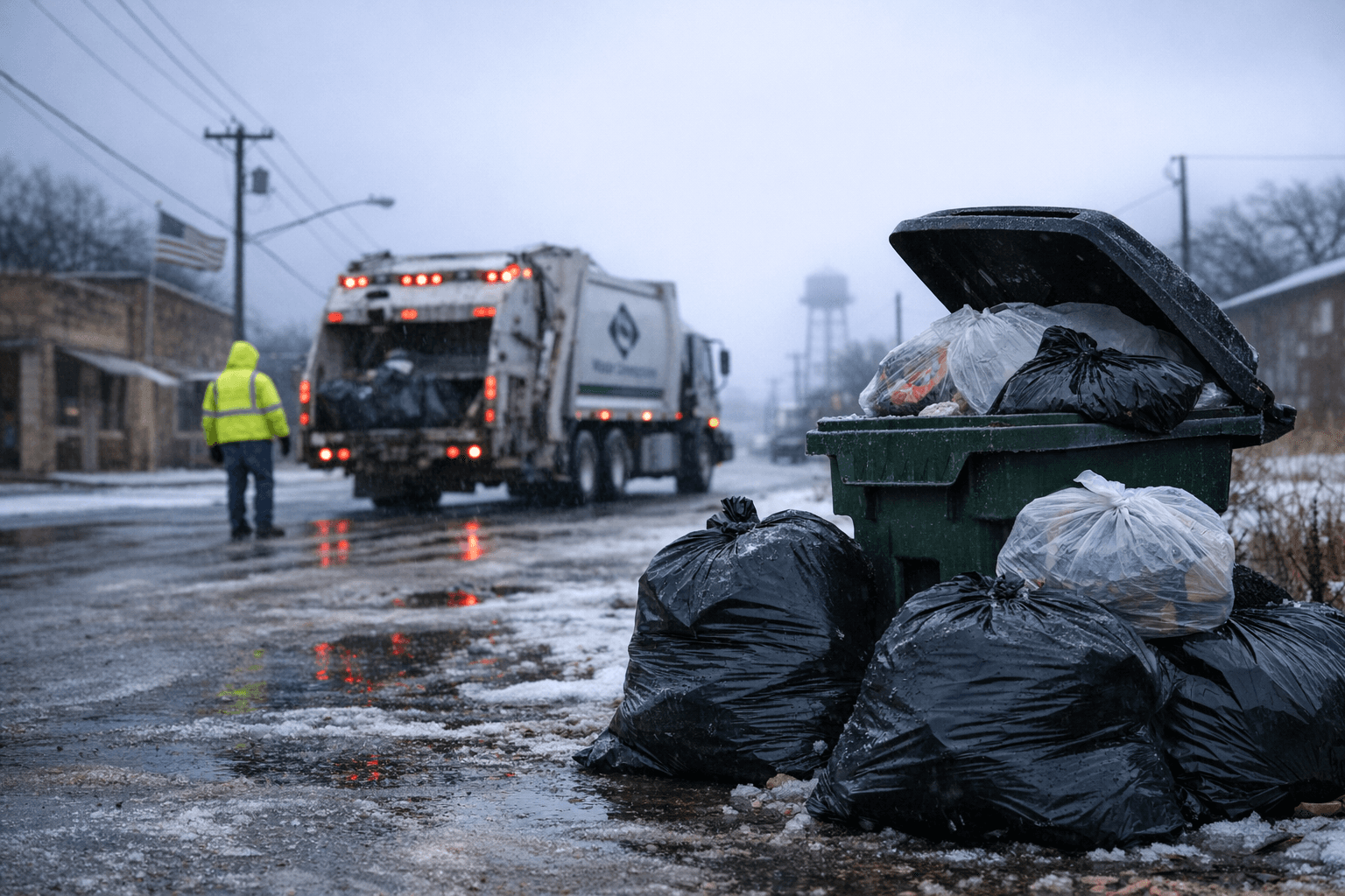 City of Evant cancels Thursday trash pickup; possible Friday collection