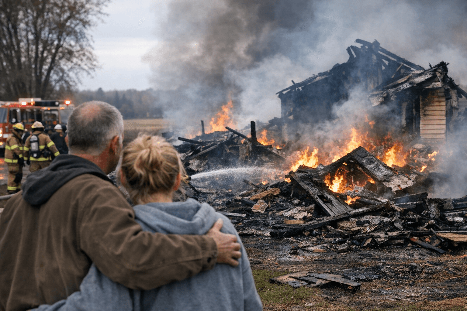 Otter Tail County Home Destroyed by Fire; Occupants Escape, No Injuries