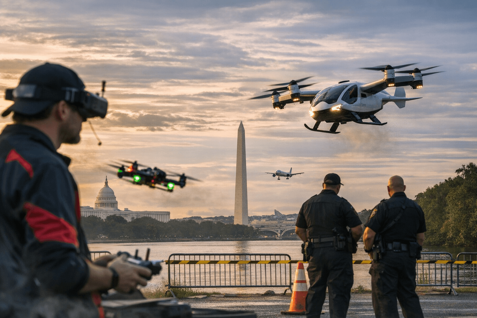 FAA Potomac Vertical-Lift Restrictions Reshape Drone Racing and AAM Operations