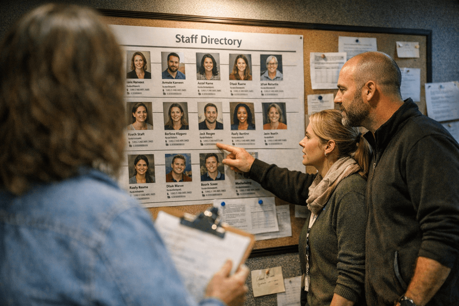 A Simple Gesture Updates Staff Directory With Roles, Contacts, Program Responsibilities