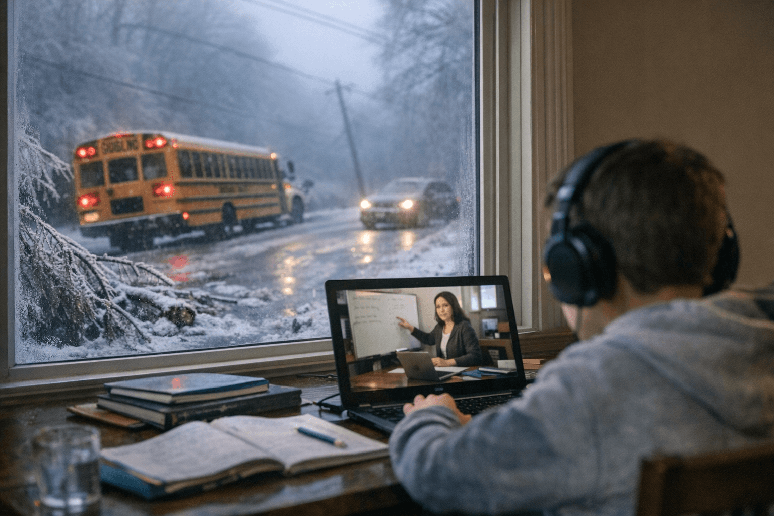 Guilford County Schools Move to Remote Learning Tuesday After Hazardous Roads