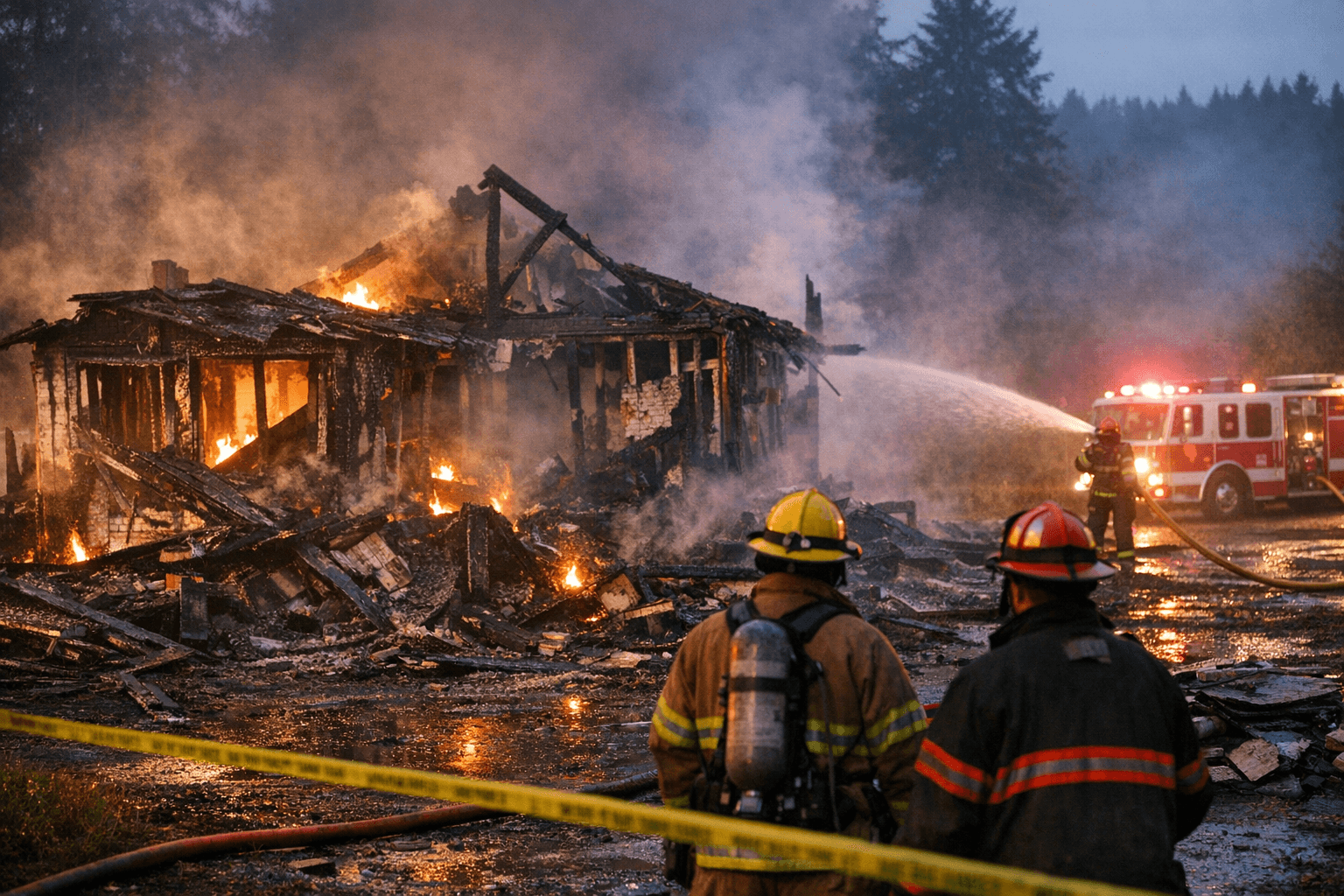 Arson Destroys Vacant McKinleyville Home, $200,000 Damage, No Injuries