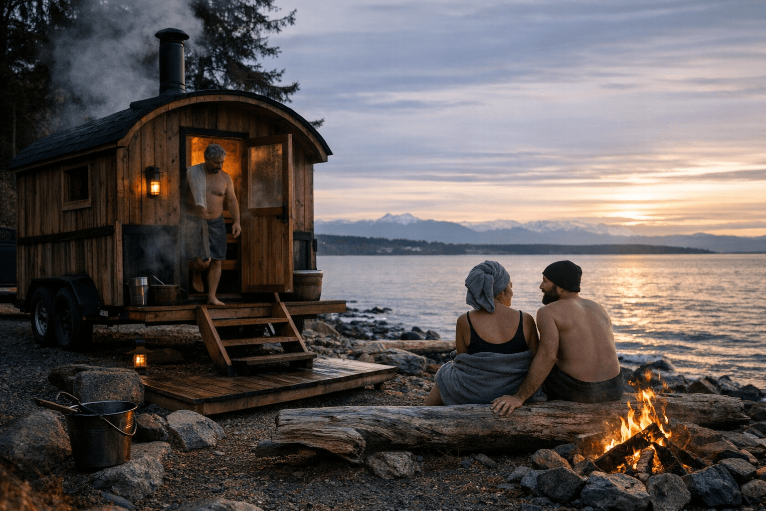 Driftwood Sauna Co. Brings Mobile Wood-Fired Sauna to Whidbey, Offers Community Sessions