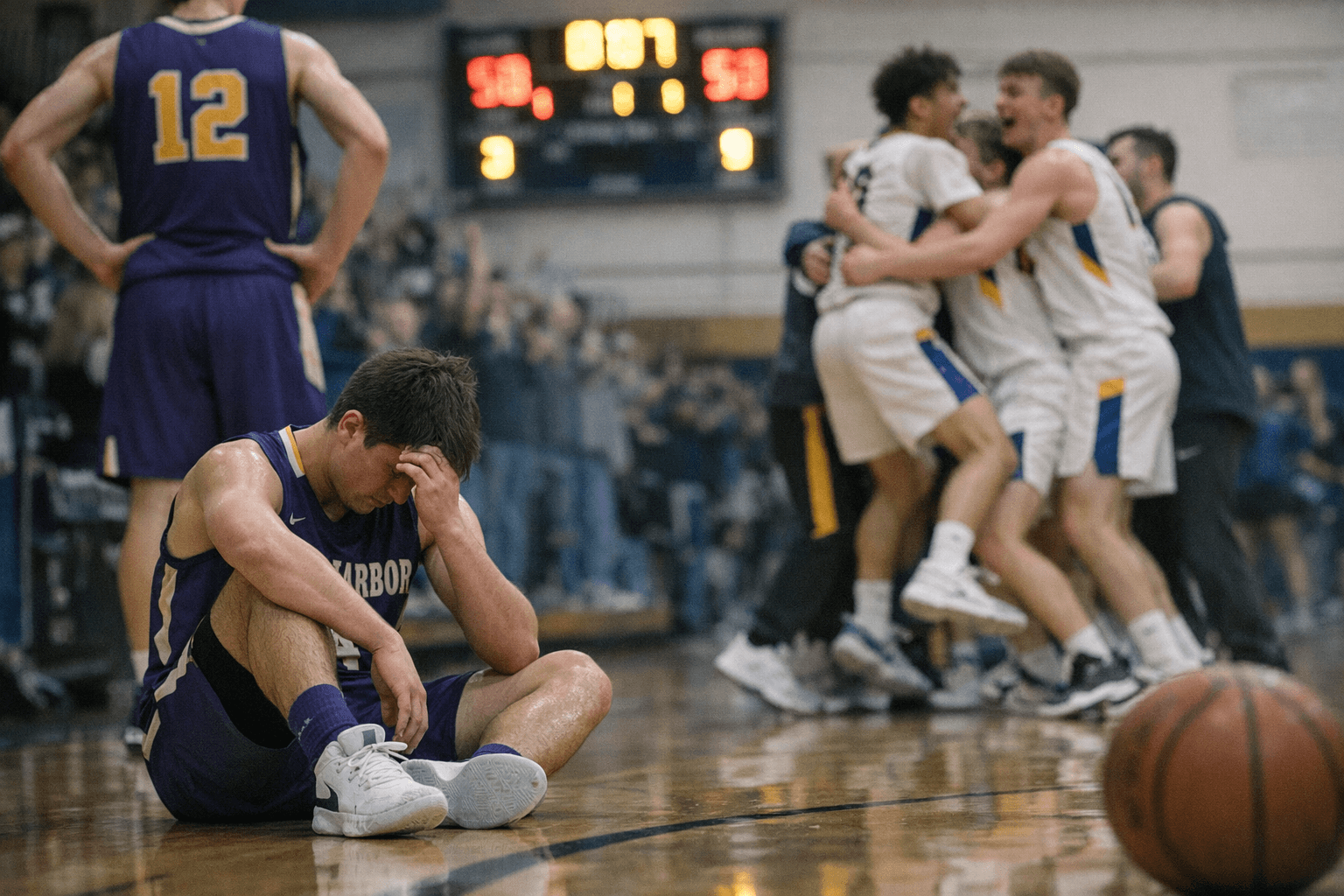 Oak Harbor Boys Drop One-Point Road Game at Ferndale 58-57