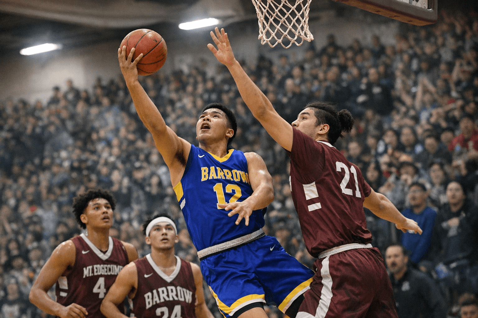 Barrow Whalers Outscore Mt. Edgecumbe 83-73 at Ahgeak Invitational