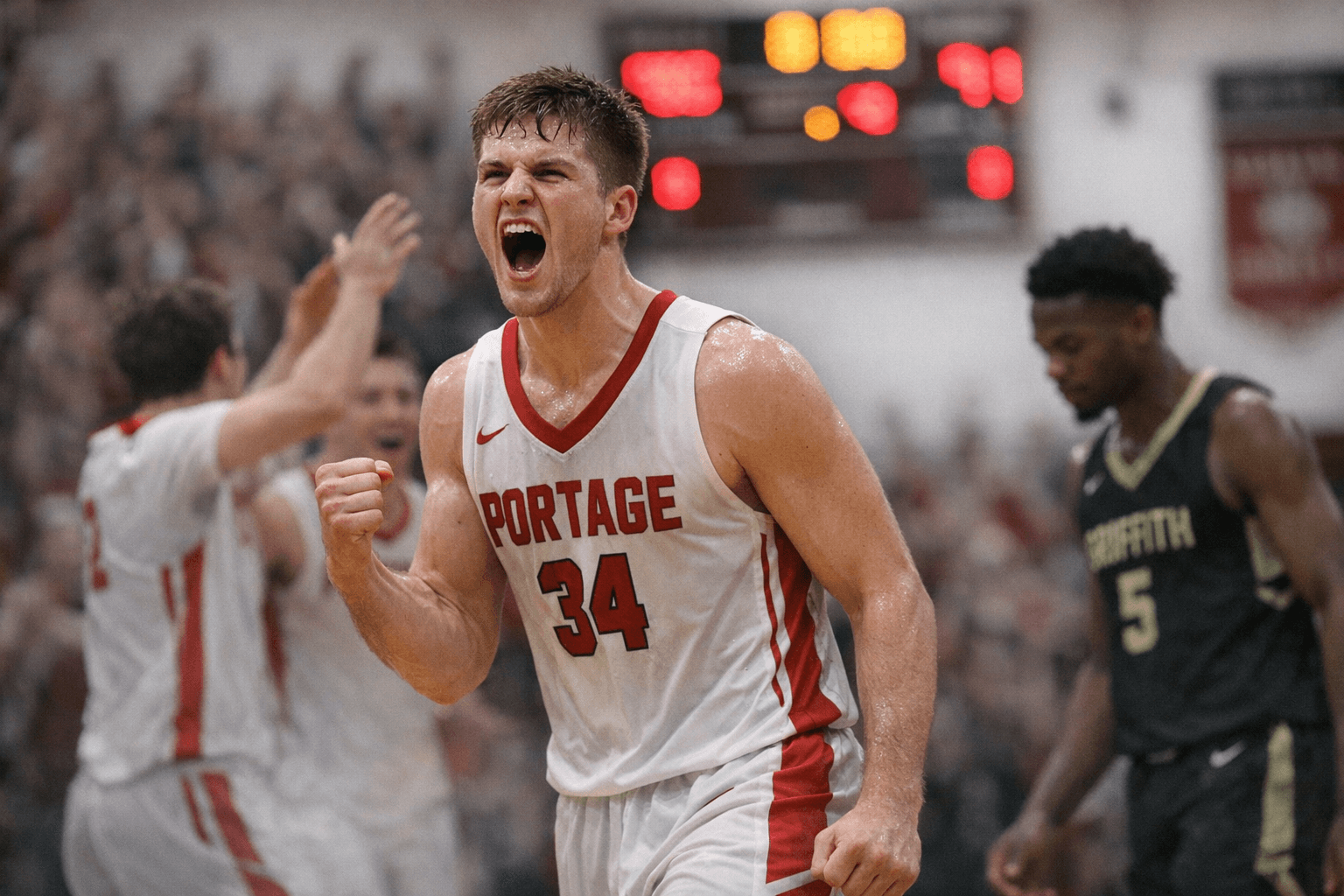 Portage Improves to 15-0 as Kobe Scores Career-High 34
