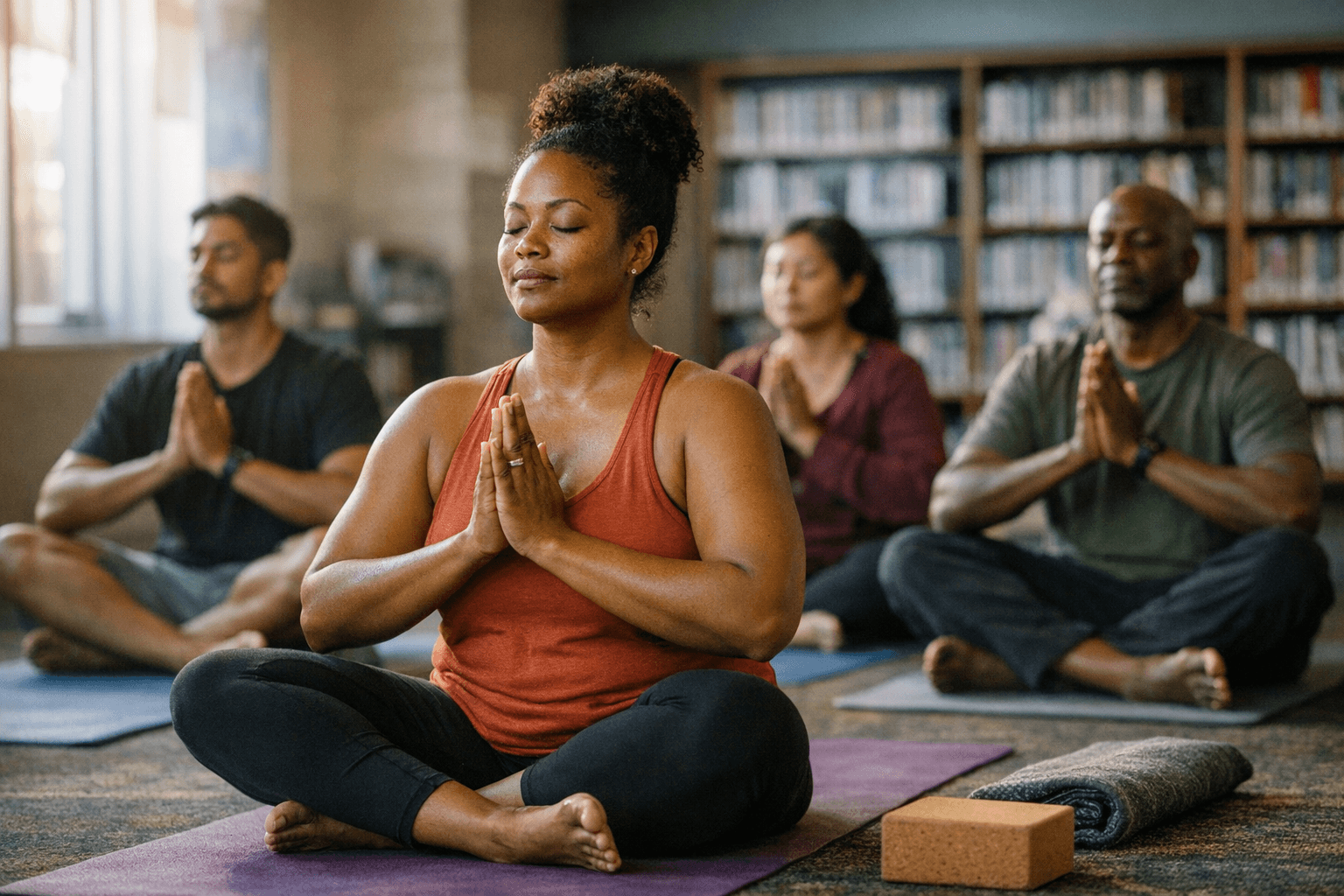 Rockville Memorial Library Offers Free BIPOC Yoga Series Starting Jan. 26