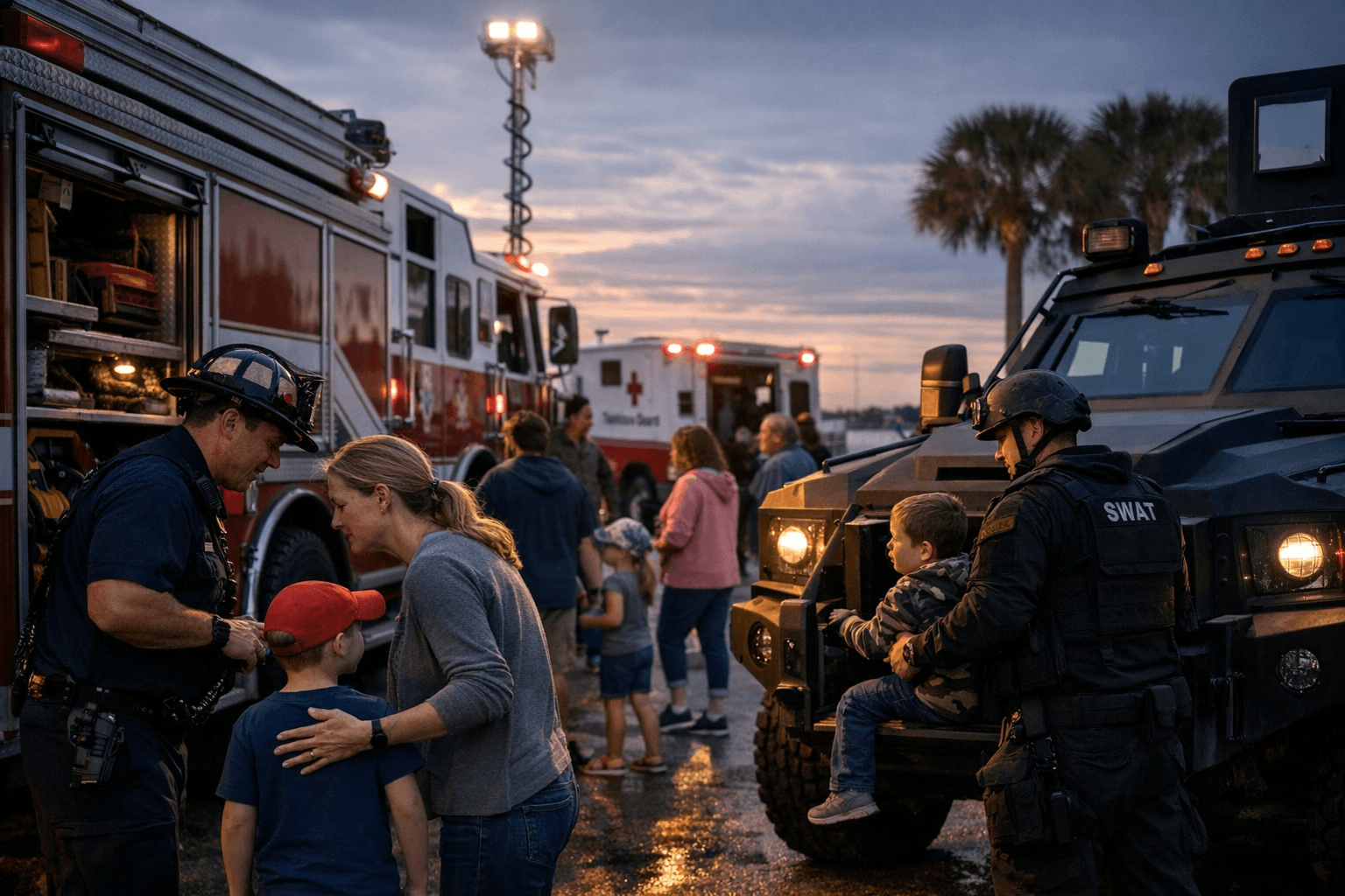 Touch a Truck Showcase at Sanford Riverwalk Jan. 31 Teaches Disaster Preparedness