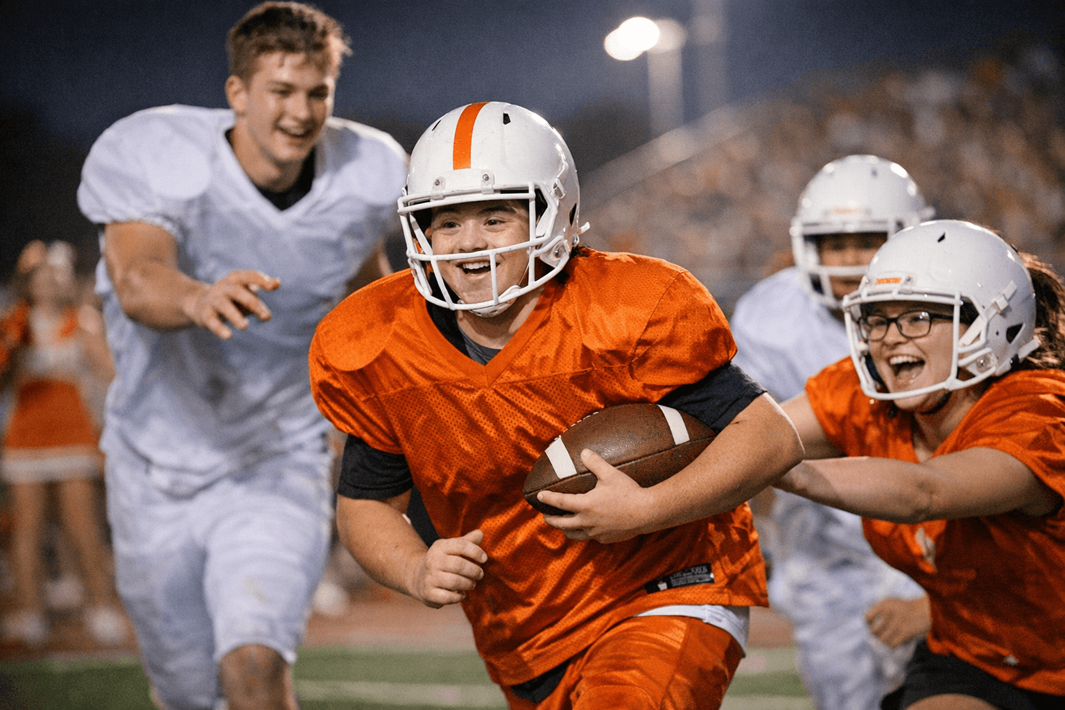 Alice High Orange and White Game Showcases Unified Sports Athletes' Strong Performances