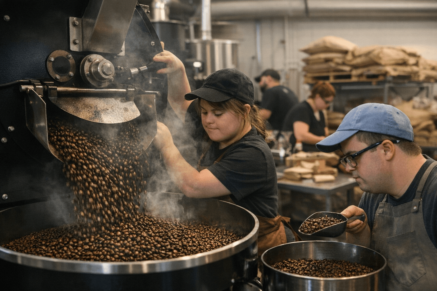 Inclusivity-focused 321 Coffee triples output with new Raleigh roasting facility