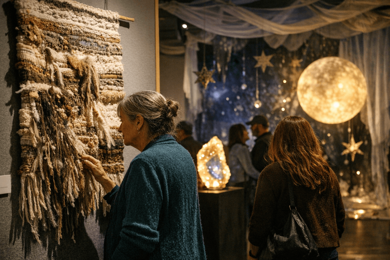 Art Center East Debuts Folklore Fiber Arts Show, Celestial Resonance Exhibit