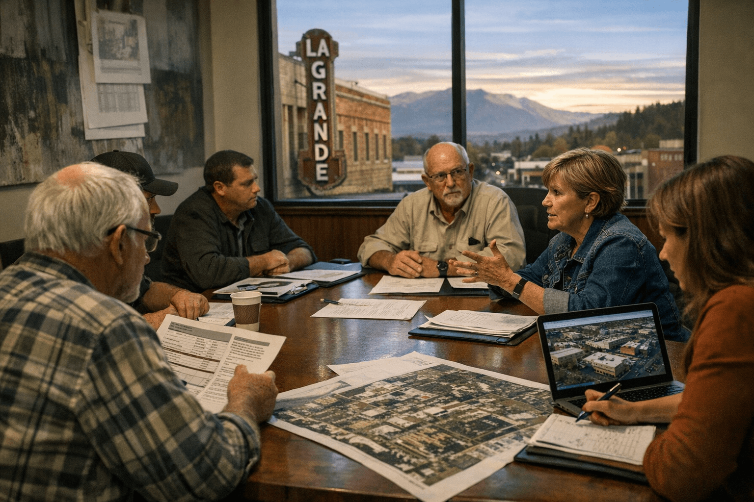 La Grande Council, Urban Renewal Agency Outline Budget Priorities, Schedule Follow-Ups