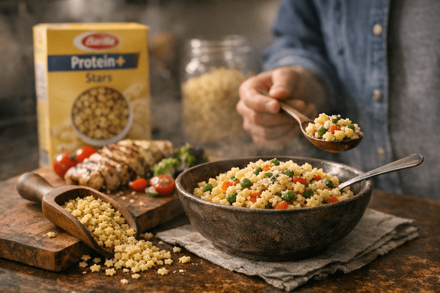 Barilla Debuts Protein+ Stars Pasta: 17g Protein, 10g Fiber