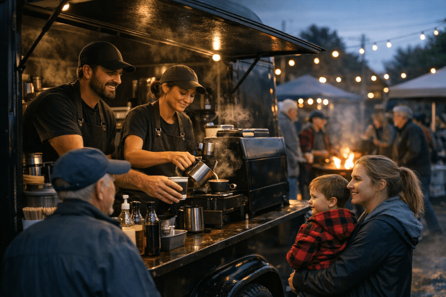 Neighborhood Coffee Co. Duo Brings Community-Focused Craft to Farmington Events