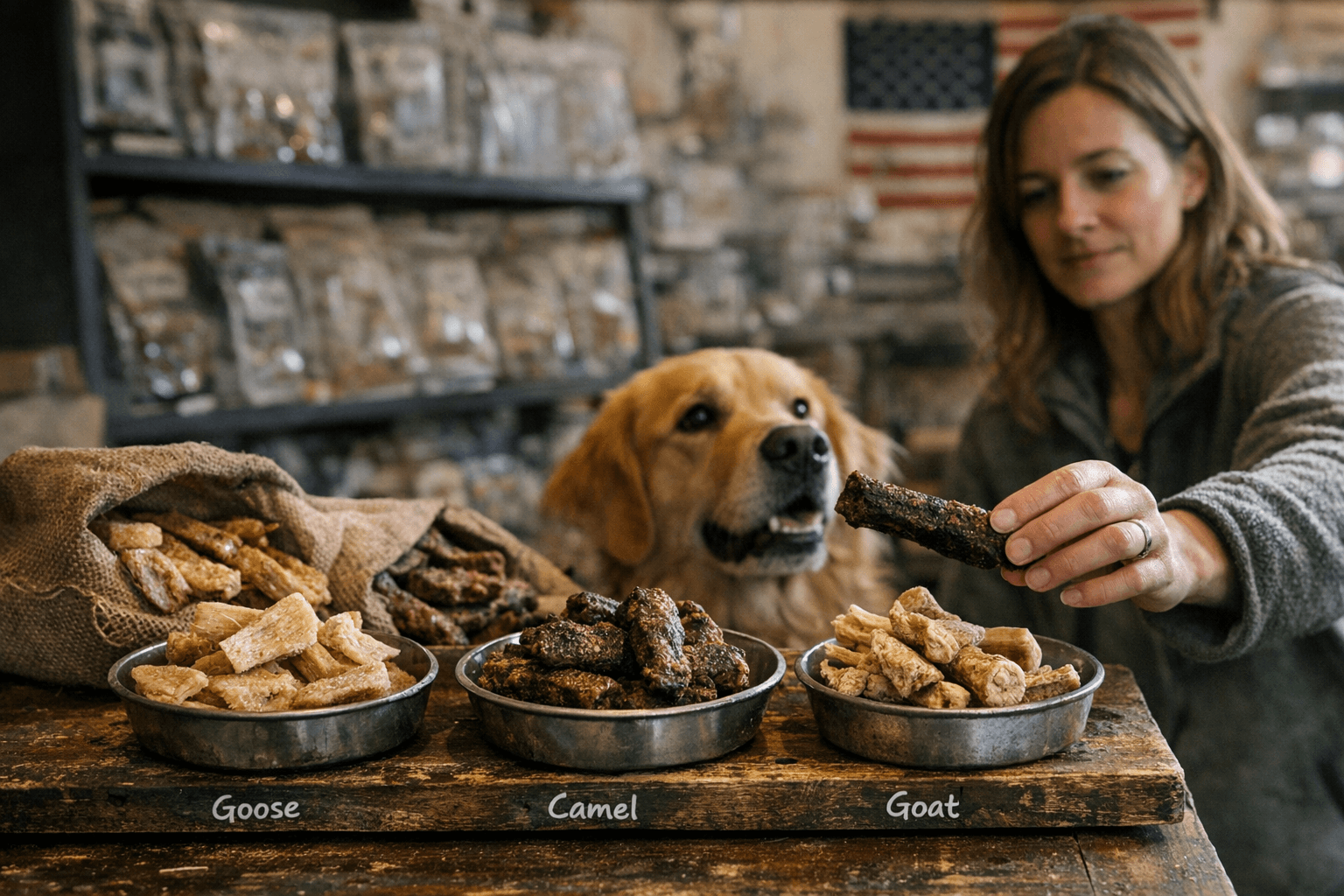 Dog Nip Debuts Single-Ingredient Geese, Camel and Goat Chews for Sensitive Stomachs