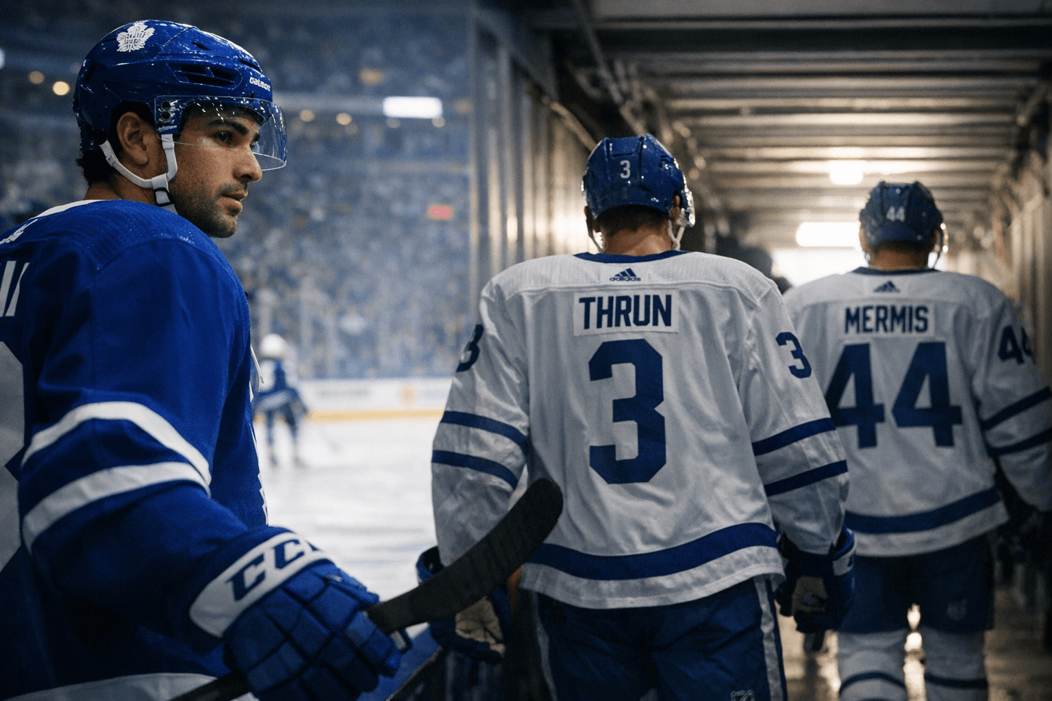Maple Leafs recall Rifai, assign Thrun and Mermis to Marlies