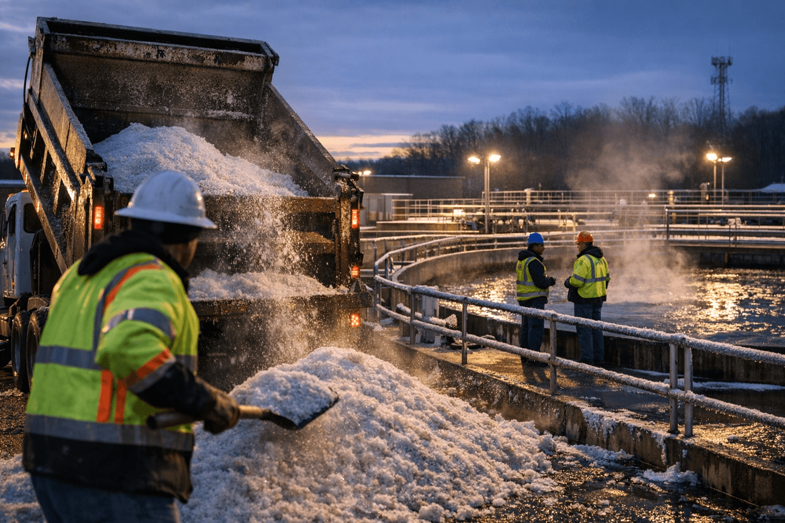 Forsyth County applies salt, winterizes water and sewer plants ahead of ice