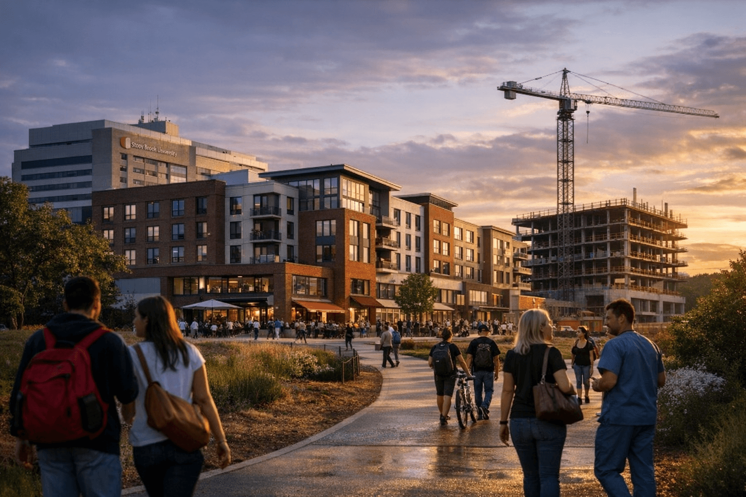 Stony Brook launches West Campus mixed-use project for student, workforce housing