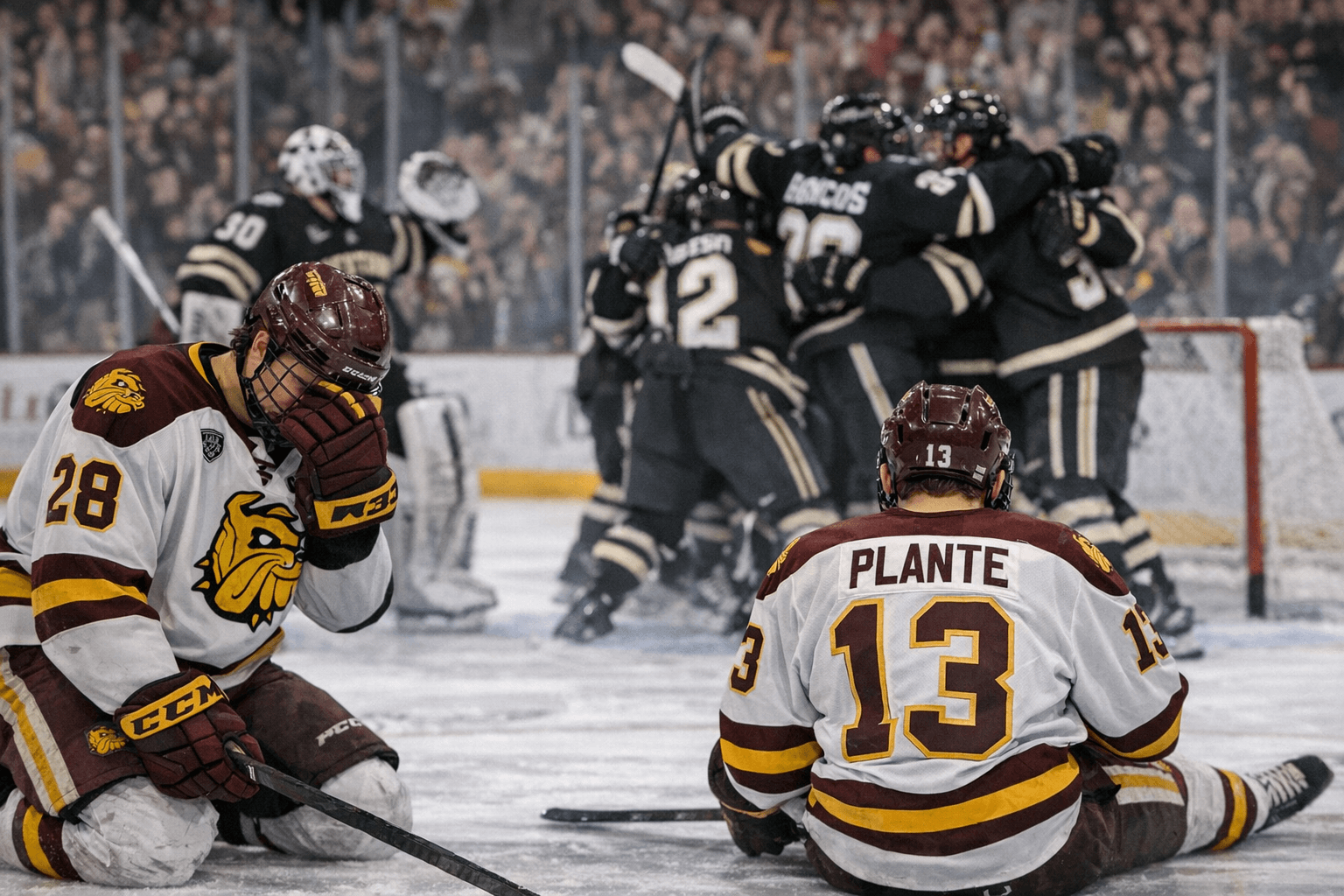 6/7 UMD Bulldogs fall 4-3 in overtime to No. 3 Western Michigan