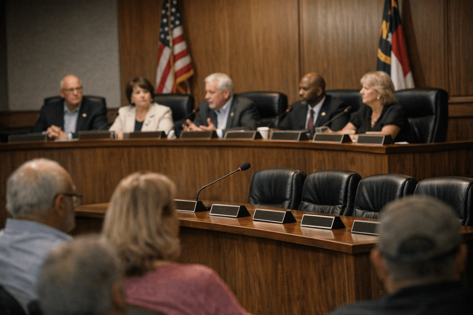 Wake Forest Board selects five finalists for vacant commissioner seat