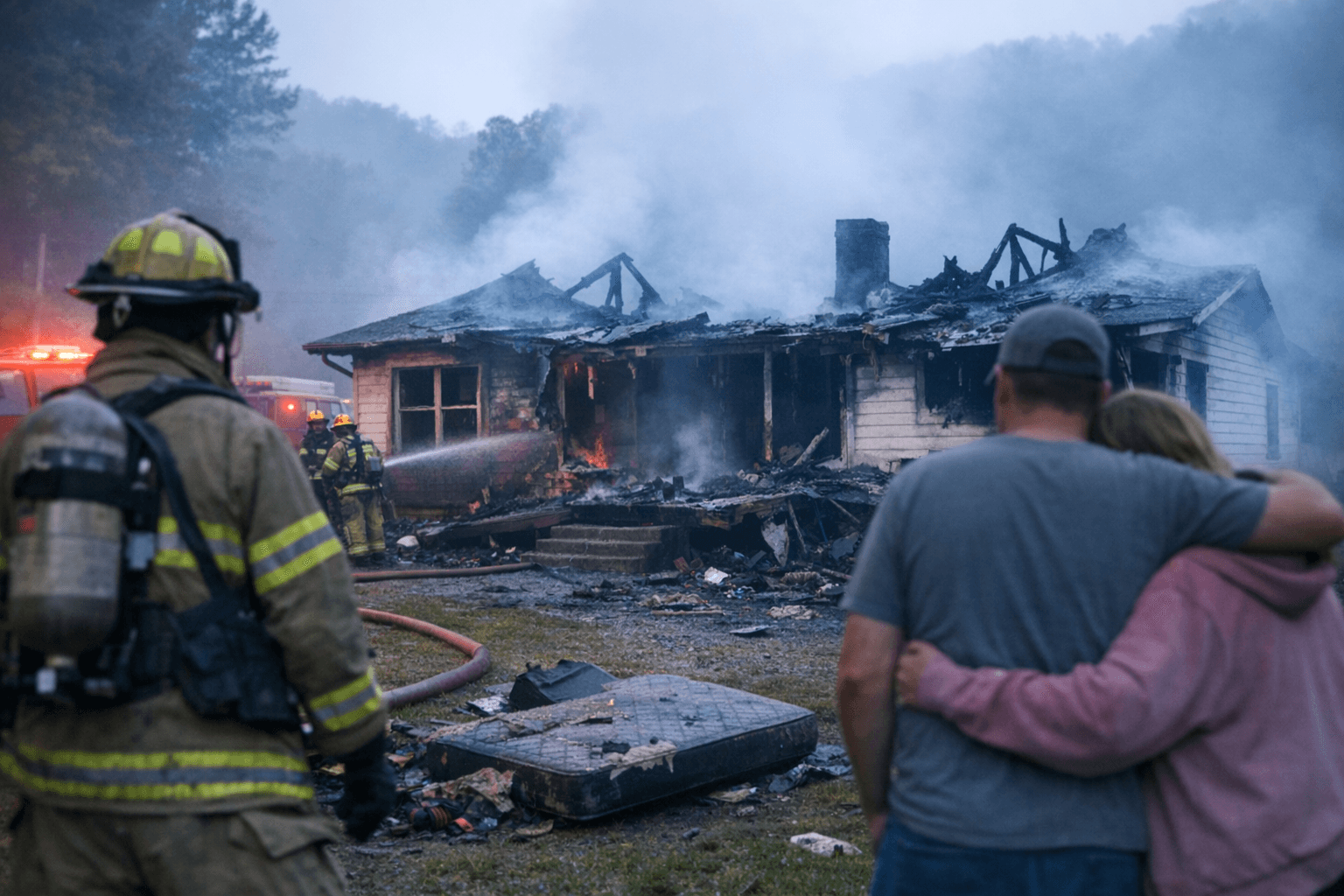 Jonica Gap home damaged in early-morning Union County fire, no injuries