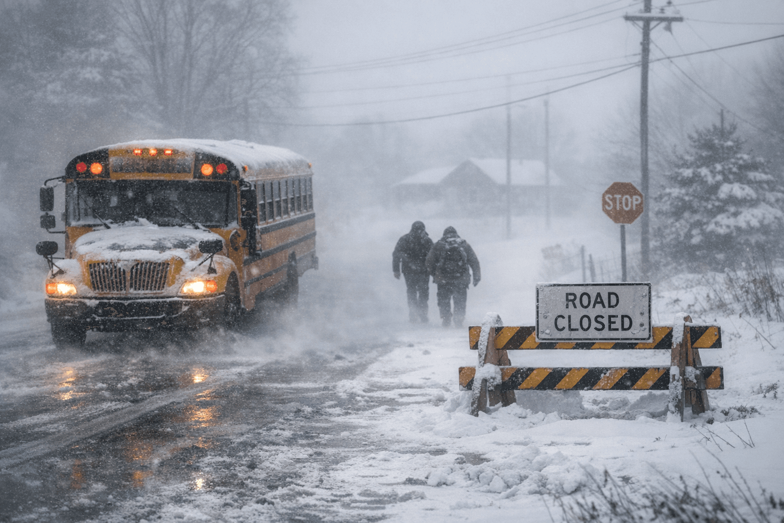 Winter Storm Fern Prompts Vinton County Snow-Level Alerts, School Cancellations