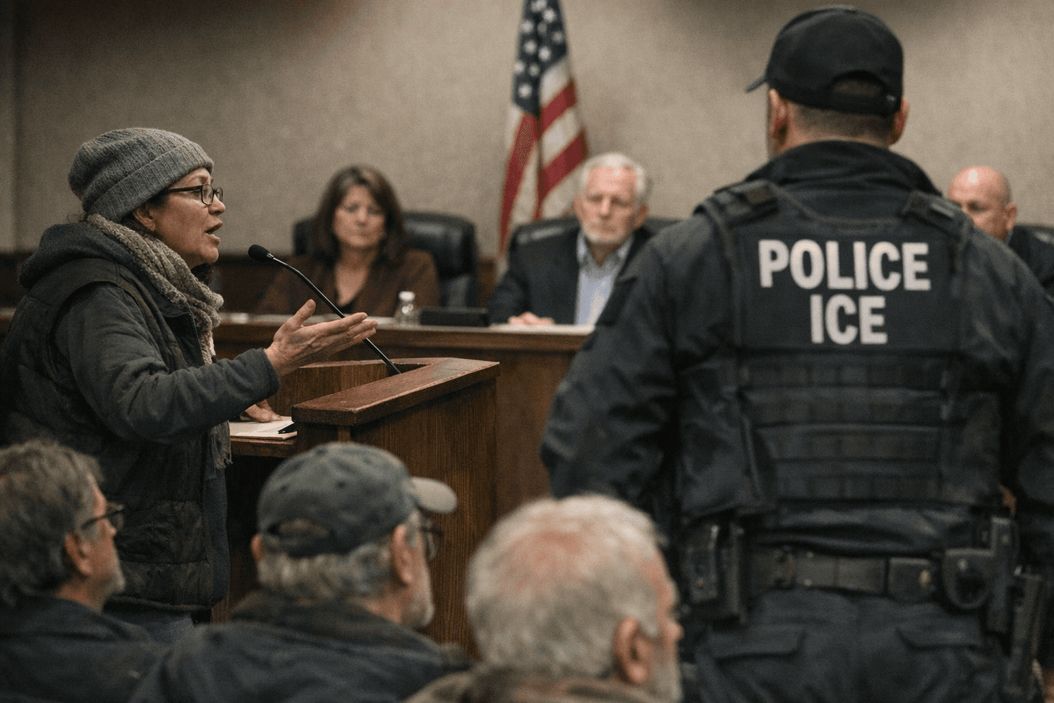 North Fork residents press Southold Town Board to reject ICE presence