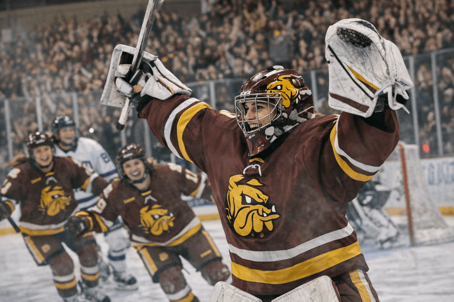 Ève Gascon posts second shutout series as UMD beats Minnesota State 3-0