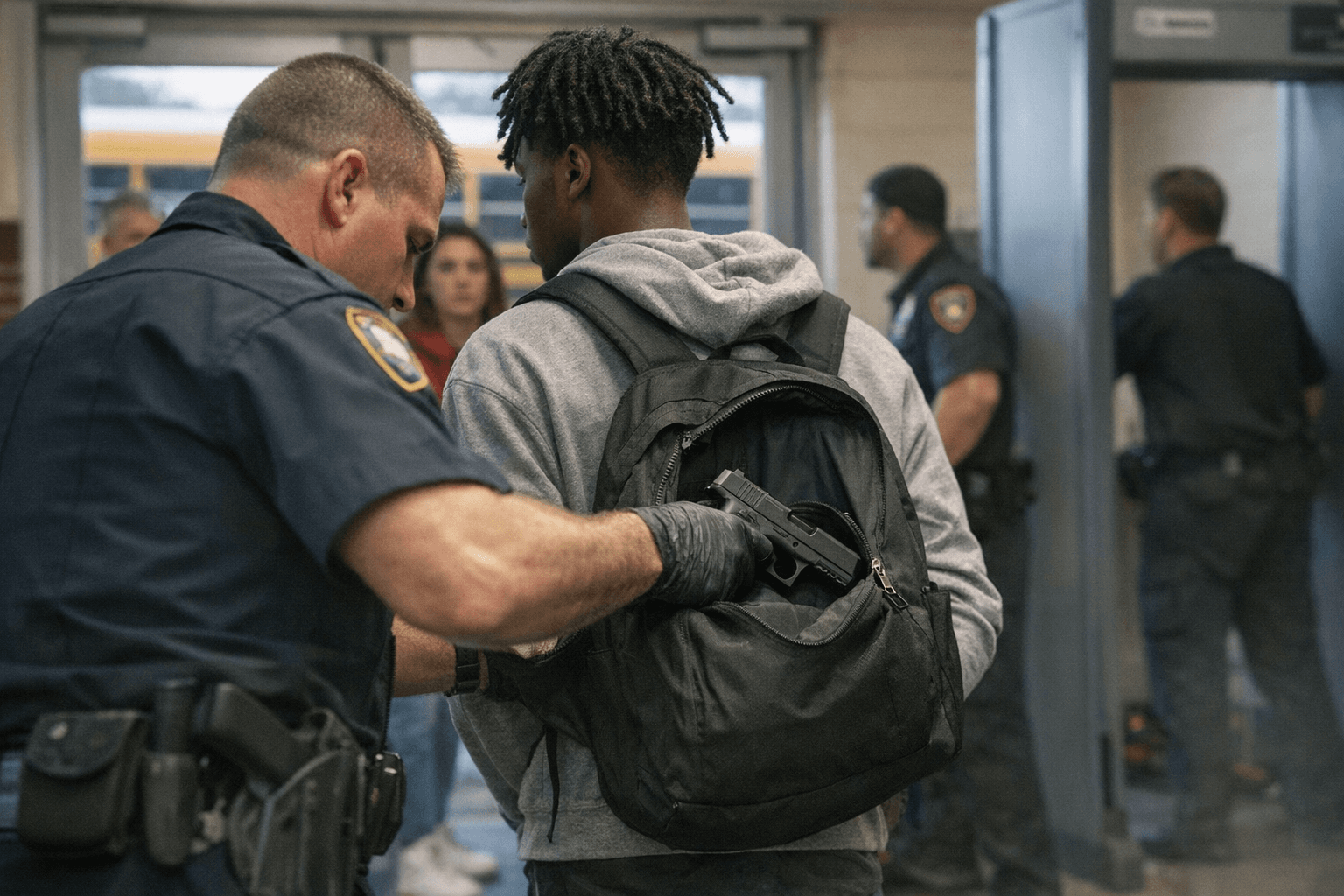 Jamestown High School Student Found With Handgun, District to Install Weapons Detectors