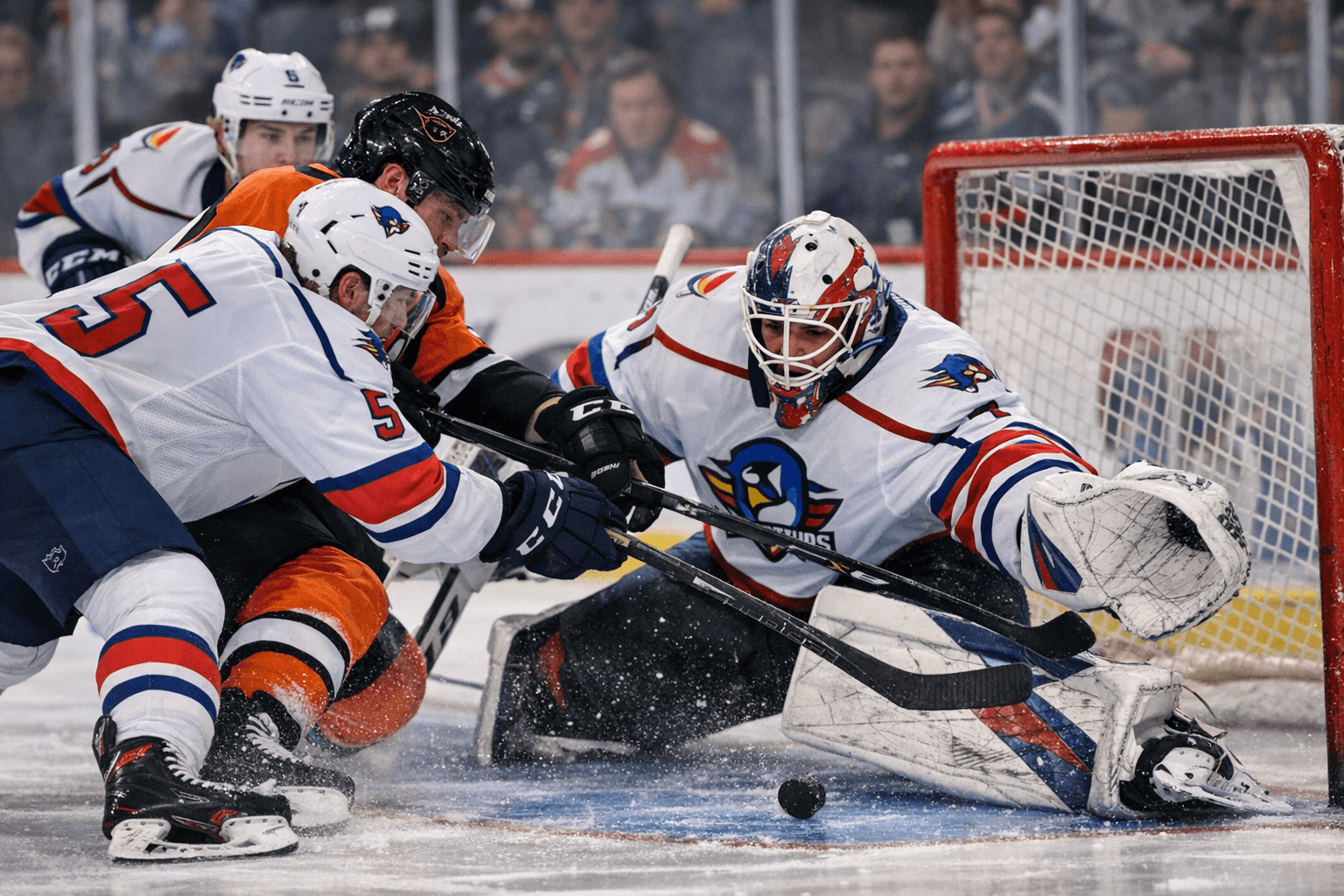 Thunderbirds' Special Teams Hold Off Phantoms in 2-1 Win