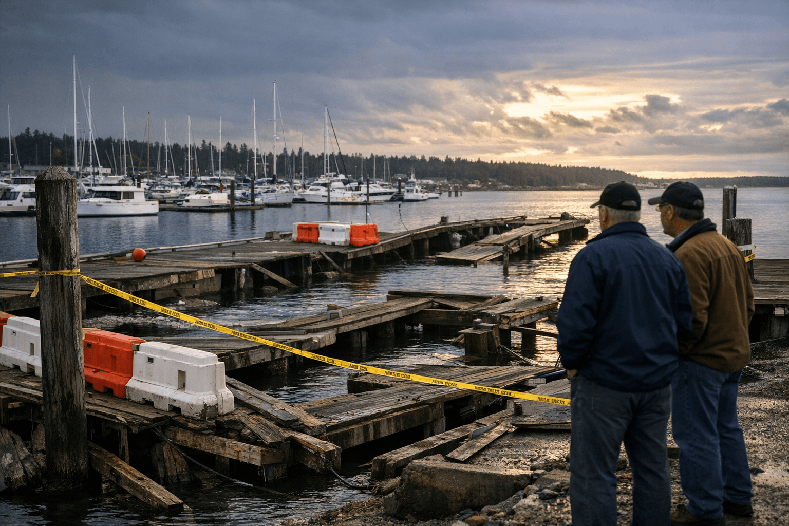 Oak Harbor says marina repairs stalled as North F dock awaits permits